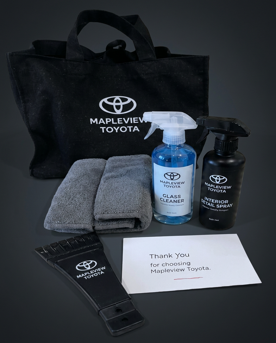 Essentials Kit shown as a sample dealer-branded presentation
