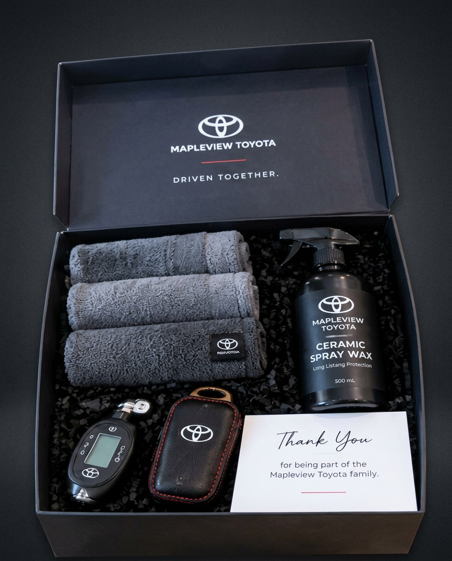 Signature Kit shown as a sample dealer-branded presentation